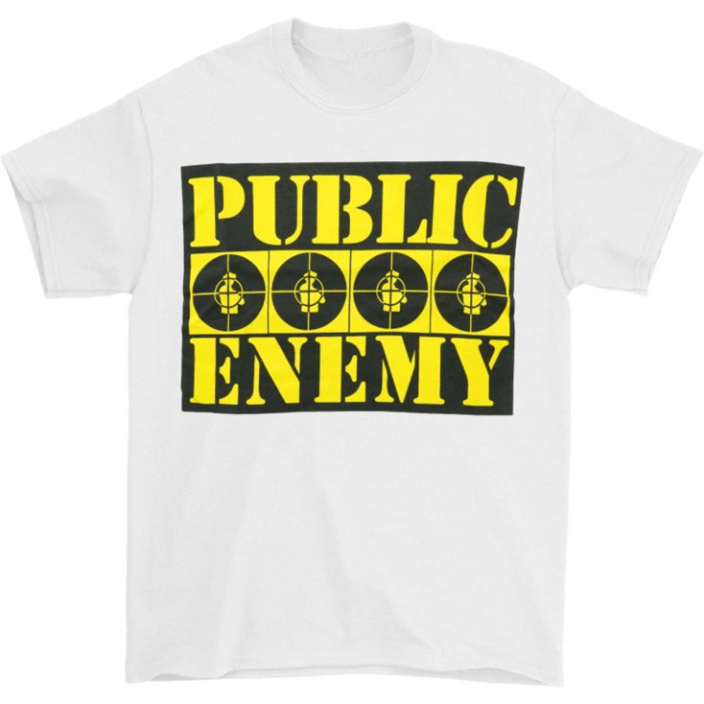 Four Crosshairs Logo Tee Tshirt Public Enemy Shirt